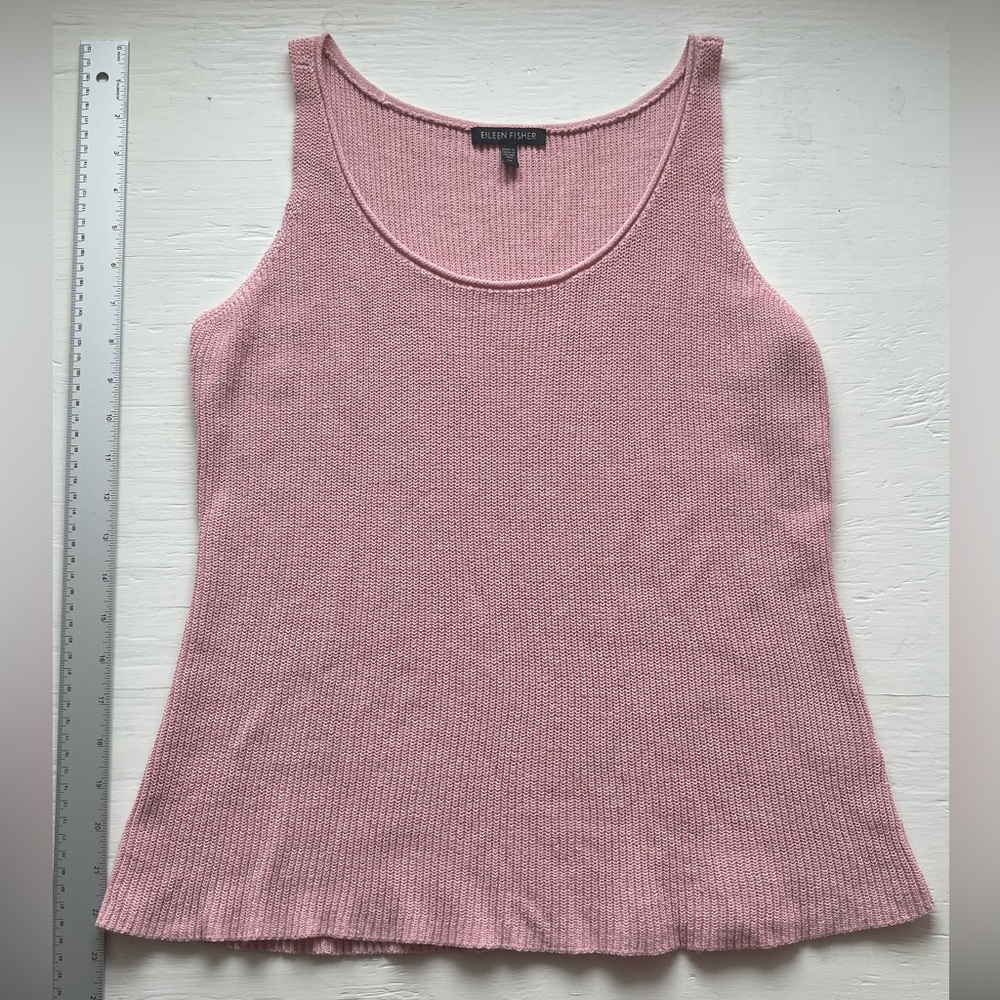 Medium Eileen Fisher - Light Pink Knit Tank Top